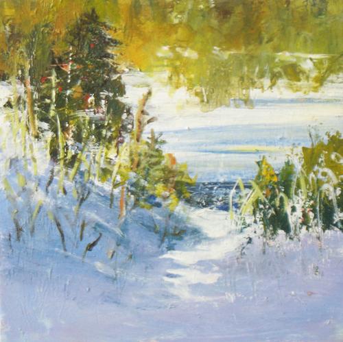 Afternoon Crossing IV  8x8 inchesSOLD