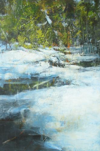 Beaver Pond Opening  24x36 inches  SOLD