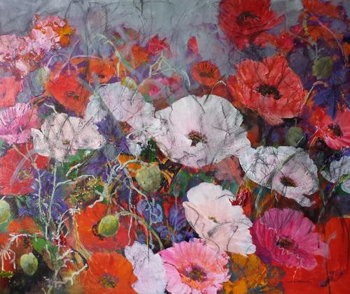 Garden Party 30x36 inches SOLD