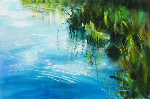 Sky Light 12x18 inches  SOLD